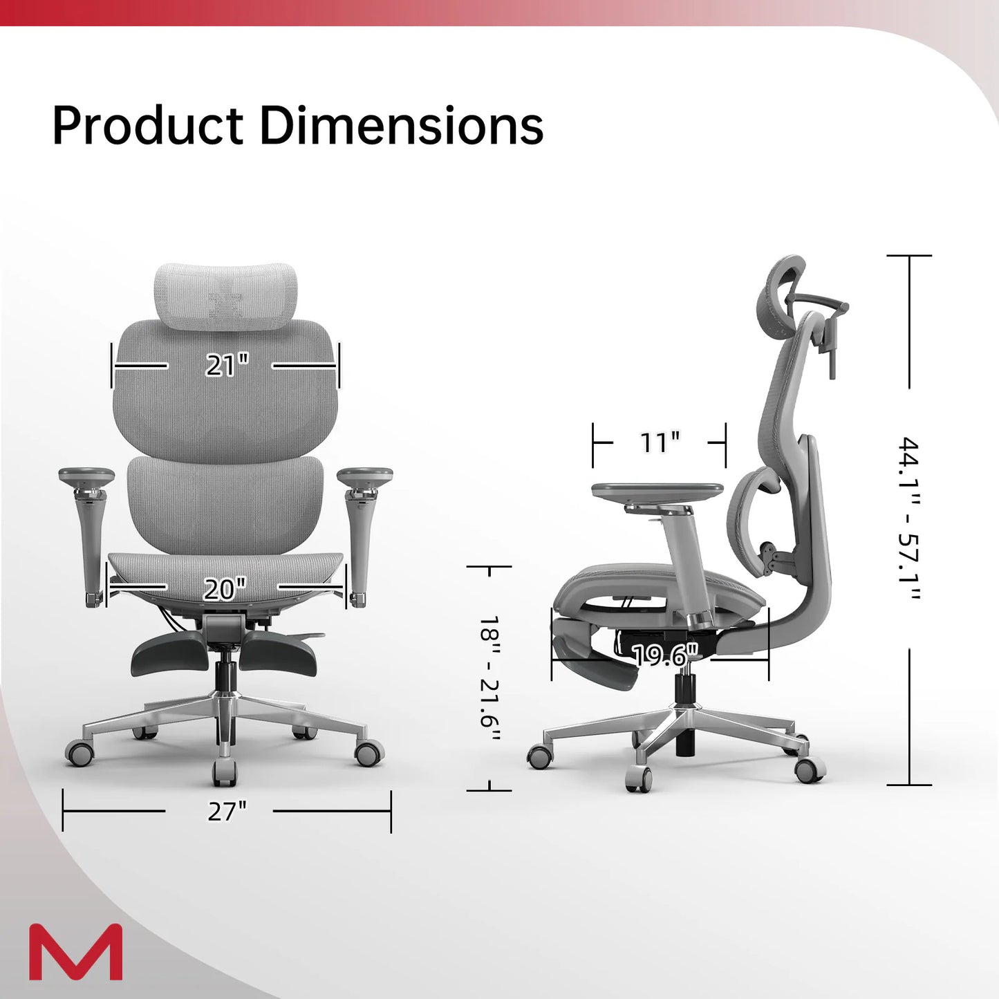 D2 Pro Ergonomic High-Back Mesh Office Chair
