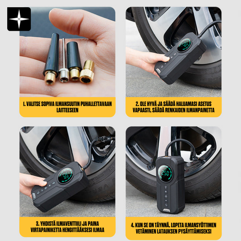 Wireless Portable Tire Inflator