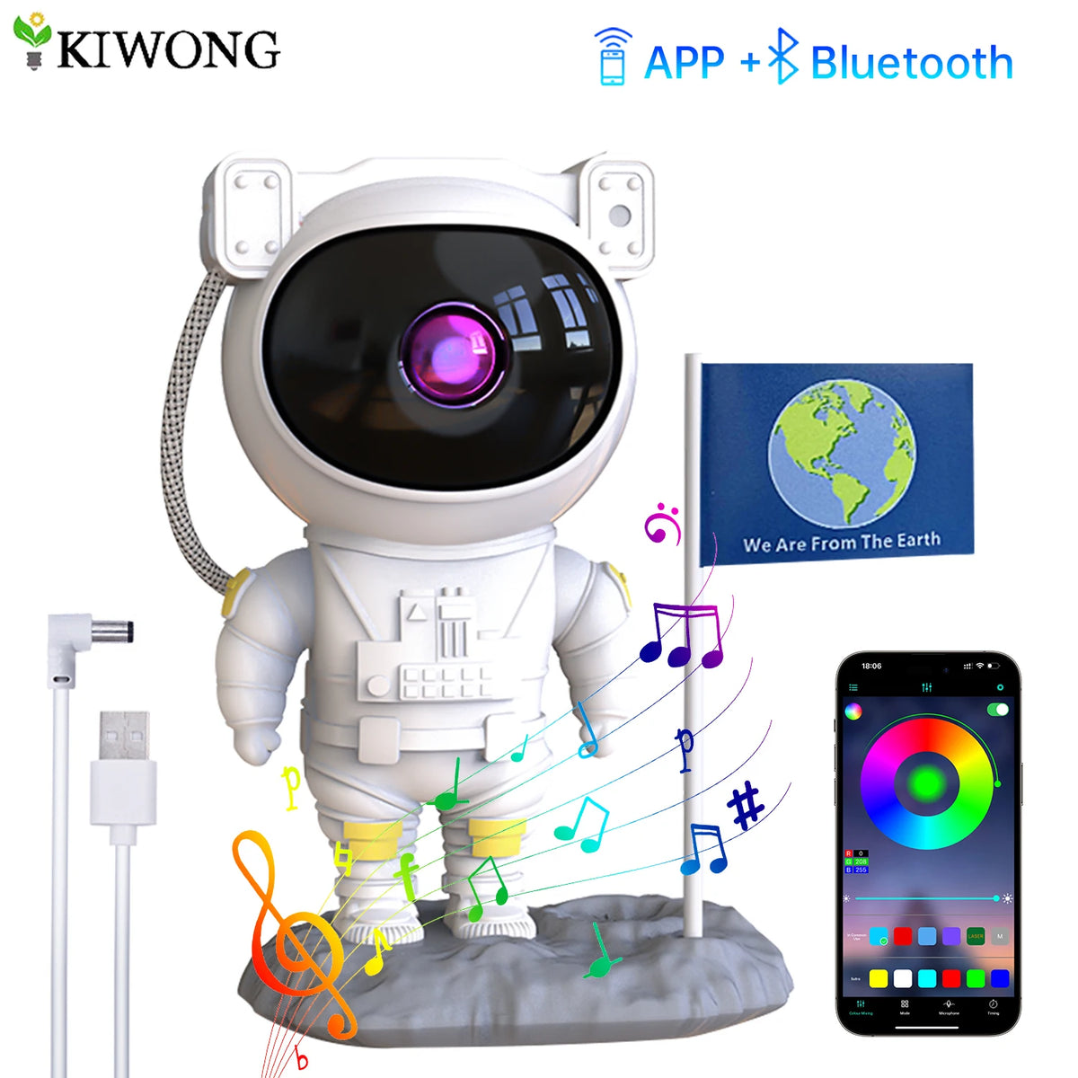 Spaceman Galaxy LED Projector